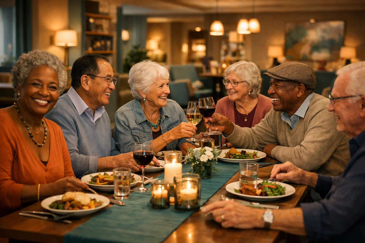 Dining at Whitcomb House